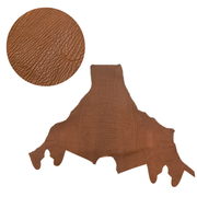 Genuine Shark Leather Tobacco Project Pieces, 3 - 5 oz, Small / Top | The Leather Guy