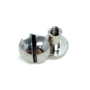 Chicago Screws, 6 mm/ 1/4", Nickel / 1 Piece | The Leather Guy