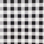 Spade Collection, Patent Cow Handbag Leather, Non-Stock Pre-Cuts, Small Black Gingham / 4x6 | The Leather Guy