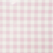 Spade Collection, Patent Cow Handbag Leather, Non-Stock Pre-Cuts, Small Pink Gingham / 4x6 | The Leather Guy