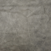 Upholstery Project Pieces Cowhide Leather – 2–4 oz Various Grain – Fits 14” & 19” Bar Stool Tops, Gray-Black / 14 inches / Smoke Signal Gray | The Leather Guy