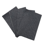 Genuine Elephant Nonstock Pre-cuts, 4.5-5.5 oz, Various Colors, Stiff Black / 4" x 6" | The Leather Guy