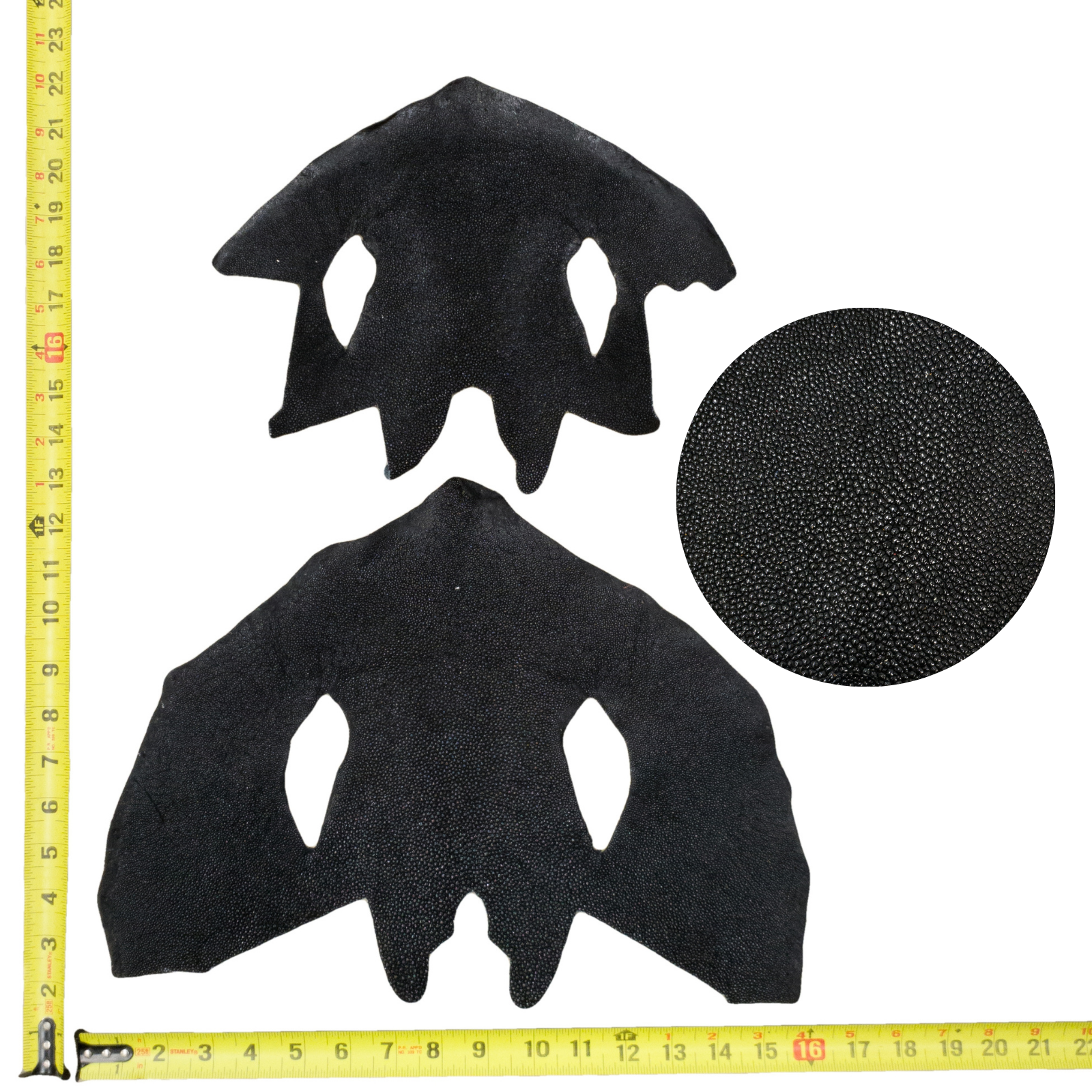 Stingray Project Pieces, 3 - 4.5 oz, Black / Top | The Leather Guy