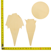 Stingray Project Pieces, 3 - 4.5 oz, Cream / Middle | The Leather Guy