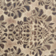 Western Cowhide Leather – 2–4 oz Embossed Grain – Large Pre-cuts, Tan/Creams / Stone Fluer De Lis / 10"x10" | The Leather Guy