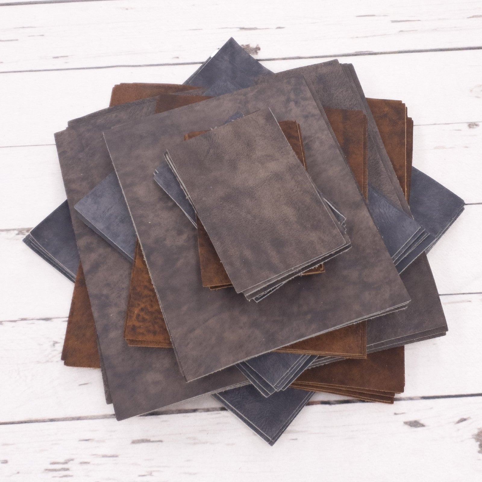 Stone Washed, 3-4 oz Fashion, Limited Stock Pre-cuts,  | The Leather Guy
