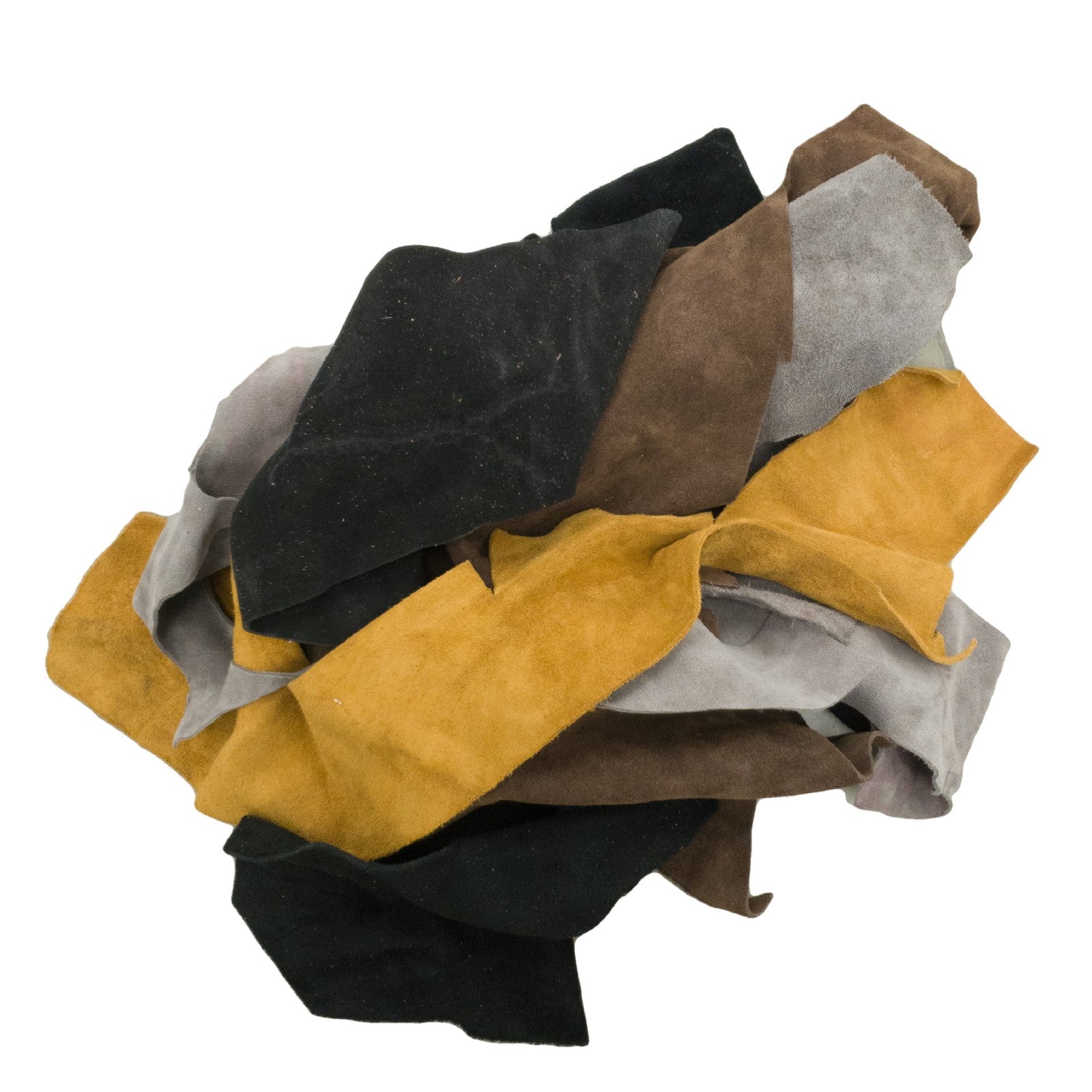 Color Mix, 3-4 oz, Large or Small, Cowhide Scraps 1 lb Remnant Bag, Large | The Leather Guy