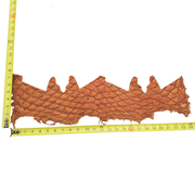 Pirarucu Amazon Bass Leather, Under 1 - 1 Sq Ft Project Pieces, Sweet Nectarine / Under 1 Sq Ft / 3 | The Leather Guy