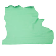Bright Green Cowhide Leather – Pebble Grain 3–4 oz | Lexington Lush Green, Top Piece / 6.5 - 7.5 | The Leather Guy