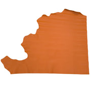 Burnt Orange Cowhide Leather – Pebble Grain 3–4 oz | Boca Burnt Orange, Top Piece / 6.5 - 7.5 | The Leather Guy