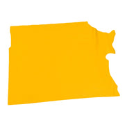 Chi-Town Mustard Yellow, Tried n True, 3-4 oz Leather Cow Hides, Middle Piece / 6.5 - 7.5 | The Leather Guy