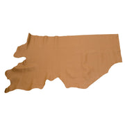 Medium Brown Cowhide Leather – Pebble Grain 3–4 oz | Milwaukee Medium Brown, Bottom Piece / 6.5 - 7.5 | The Leather Guy