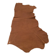 Tarmac Tobacco, 7-9 oz, 12-23 SqFt, Flyin' Bison Sides and Project Pieces, Side / 12-14 Sq Ft | The Leather Guy