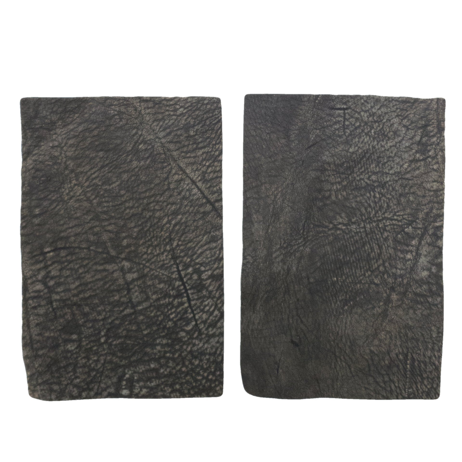 Genuine Giraffe Nonstock Pre-cuts, 4.5-5.5 oz, Various Colors, Thin Gray Safari / 4 x 6 | The Leather Guy