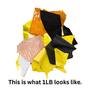 Multi-Colored & Multi-textured, Fashion Calf/Cow Hide, 1 pound Scrap Bag, | The Leather Guy