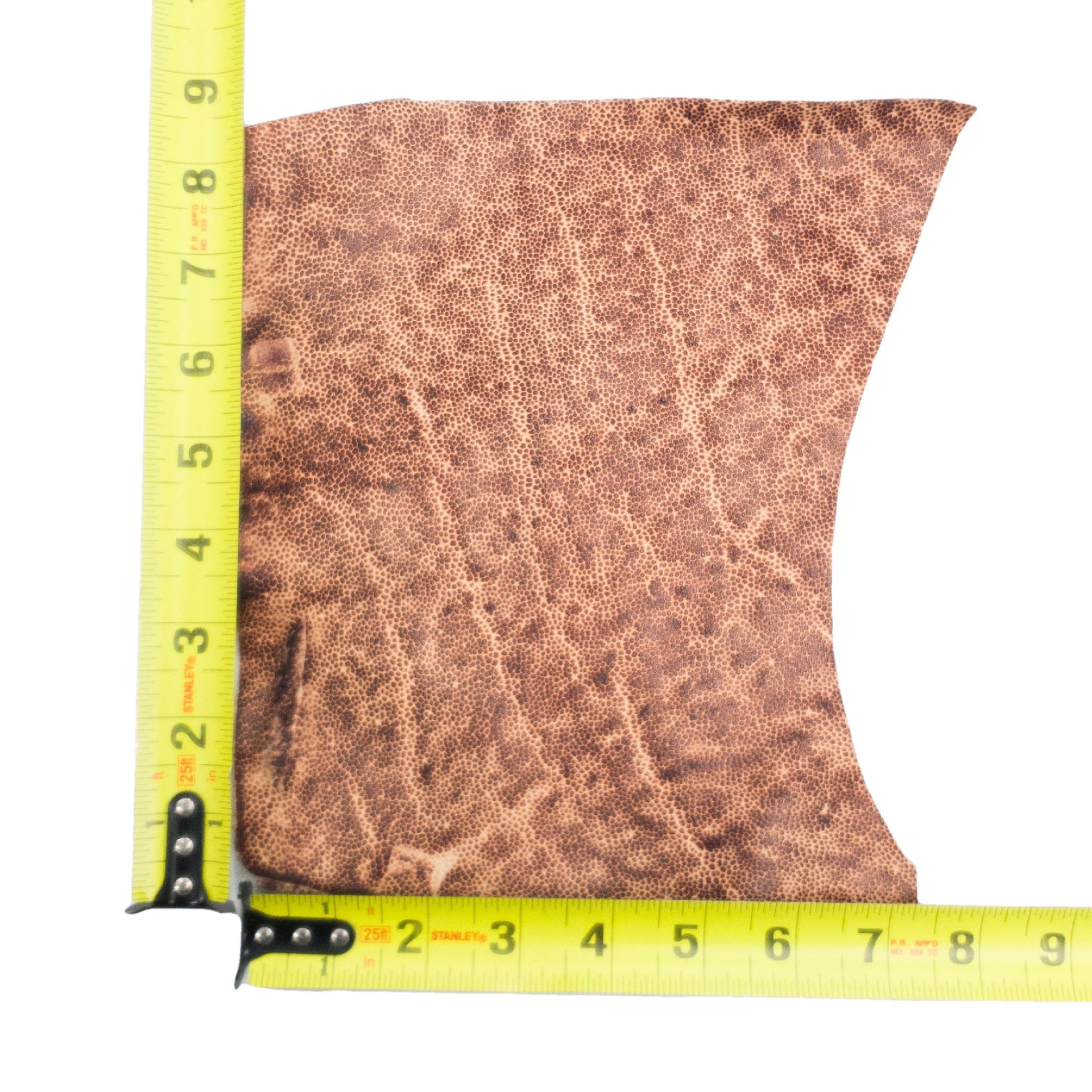 Genuine Elephant Nonstock Project Pieces, 4.5-5.5 oz, 0.5-1.5 Sq Ft, Toasty Red / > 1 Sq Ft / Hide 1 | The Leather Guy
