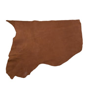 Tarmac Tobacco, 7-9 oz, 12-23 SqFt, Flyin' Bison Sides and Project Pieces, Bottom Piece / 6.5-7.5 Sq Ft | The Leather Guy