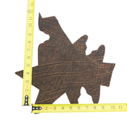 Genuine Elephant Nonstock Project Pieces, 4.5-5.5 oz, 0.5-1.5 Sq Ft, Two Tone Brown / < 1 Sq Ft / Hide 5 | The Leather Guy