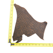 Genuine Elephant Nonstock Project Pieces, 4.5-5.5 oz, 0.5-1.5 Sq Ft, Two Tone Brown / < 1 Sq Ft / Hide 8 | The Leather Guy