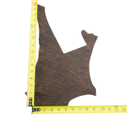 Genuine Elephant Nonstock Project Pieces, 4.5-5.5 oz, 0.5-1.5 Sq Ft, Two Tone Brown / < 1 Sq Ft / Hide 9 | The Leather Guy