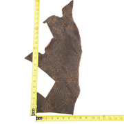Genuine Elephant Nonstock Project Pieces, 4.5-5.5 oz, 0.5-1.5 Sq Ft, Two Tone Brown / < 1 Sq Ft / Hide 2 | The Leather Guy