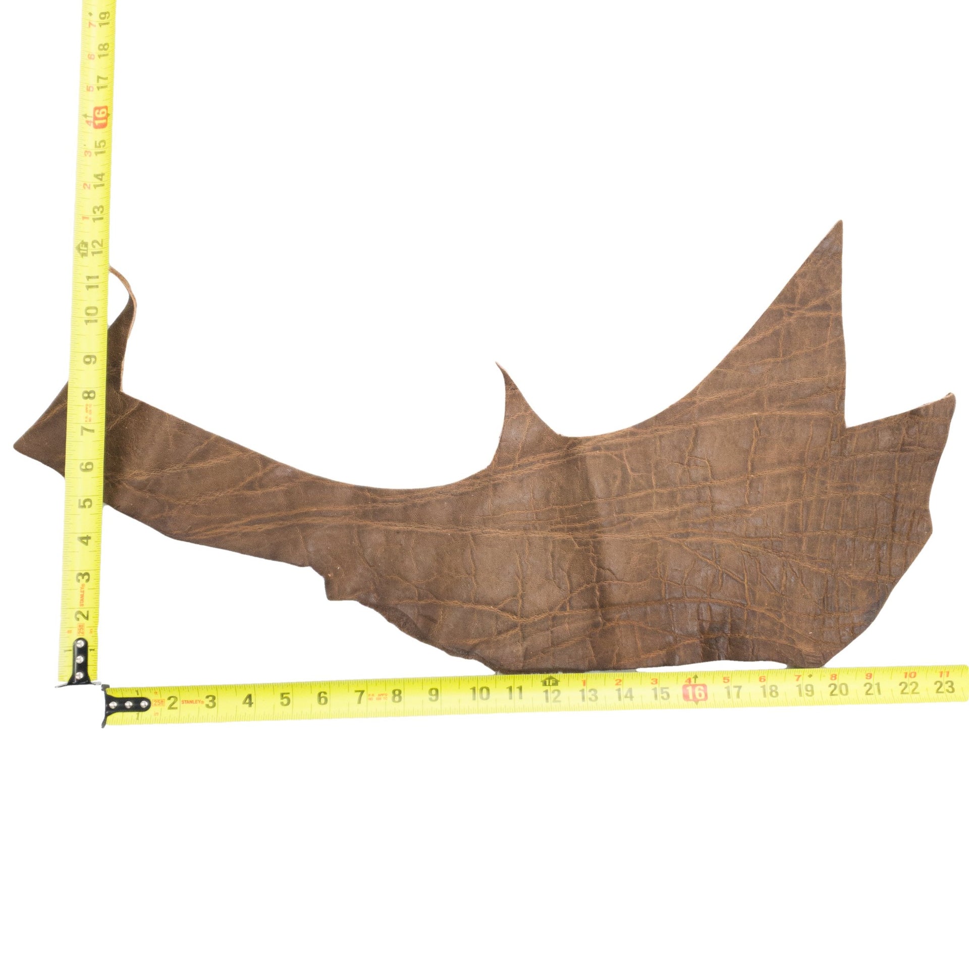 Genuine Elephant Nonstock Project Pieces, 4.5-5.5 oz, 0.5-1.5 Sq Ft, Two Tone Brown / 1 Sq Ft / Hide 1 | The Leather Guy