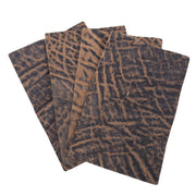 Genuine Elephant Nonstock Pre-cuts, 4.5-5.5 oz, Various Colors, Two-Tone Tan / 4" x 6" | The Leather Guy