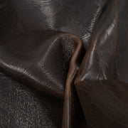 Dark Umber Brown, 16 SqFt, 6-7 oz, Bison Hide Side,  | The Leather Guy