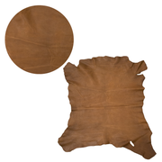Chrome Tan Goat, 3-8 Sq Ft, 2-3 oz, Light Brown / 6 Sq Ft | The Leather Guy