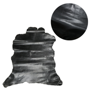 Colors, 5-10 Sq Ft, 1-2.5 oz, Cordovan Style Calf Hides, Black 2 / 5-6 Sq Ft | The Leather Guy