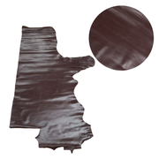 Colors, 5-10 Sq Ft, 1-2.5 oz, Cordovan Style Calf Hides, Maroon / 9-10 Sq Ft | The Leather Guy