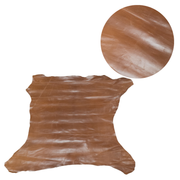 Colors, 5-10 Sq Ft, 1-2.5 oz, Cordovan Style Calf Hides, Dark Saddle / 5-6 Sq Ft | The Leather Guy