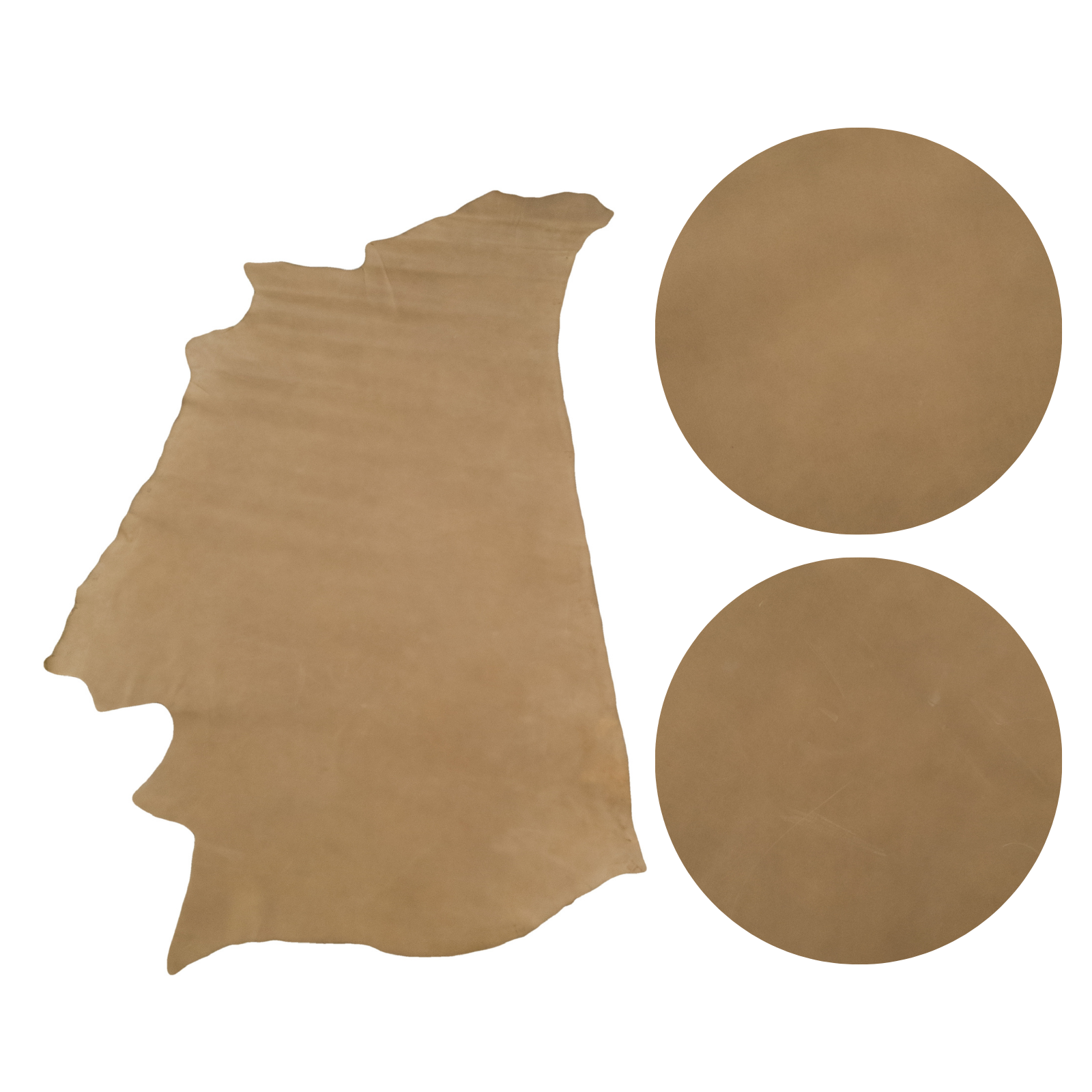 Utility Sides 3-7 oz, 9-29 Sq Ft, Cowhides, Doe (4-5oz) / 12-14 | The Leather Guy