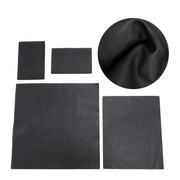 Black Cowboy Cut Pre-cuts, Regular - Outlaw Black (3-4oz) / 4 x 6 | The Leather Guy