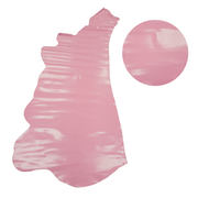 Solid Colors, Semi-Patent Cow Handbag Leather, Sides and Project Pieces, Sweet Heart Pink / Side / 21-23 Sq Ft | The Leather Guy