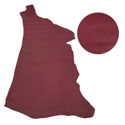 Solid Colors, Semi-Patent Cow Handbag Leather, Sides and Project Pieces, Satin Sweet Raspberry / Side / 24-26 Sq Ft | The Leather Guy