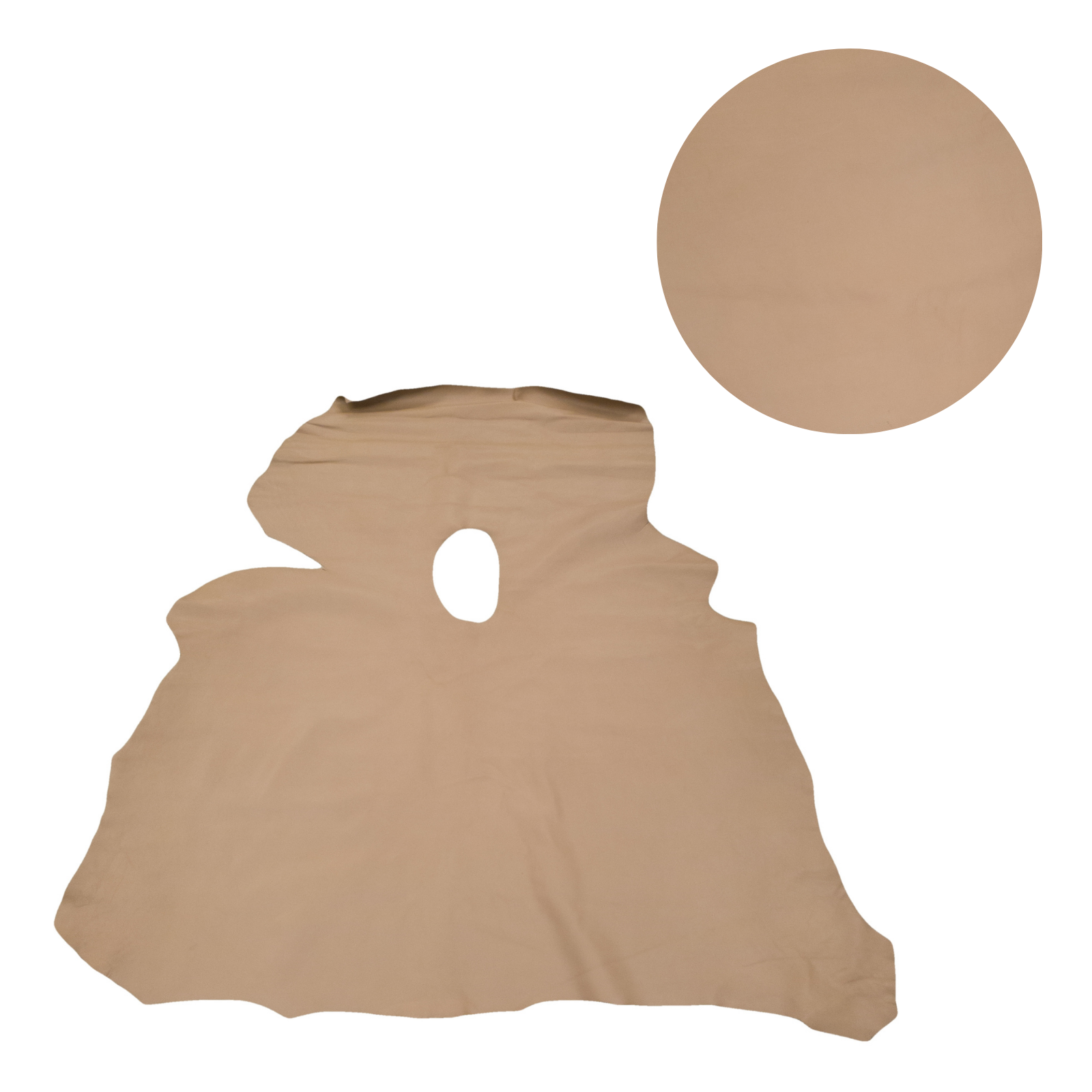 Browns, Semi-Patent Cow Handbag Leather, Sides, Rosy Tan / Low Grade 12-14 Sq Ft | The Leather Guy
