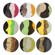 4pc Fashion Lamb Hide Bundle, 1.5-3 oz, 20-40 Sq Ft, | The Leather Guy