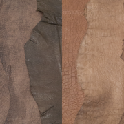 Brown Animal Embossed Lamb, 4-9 Sq Ft, 1-3 oz,, | The Leather Guy