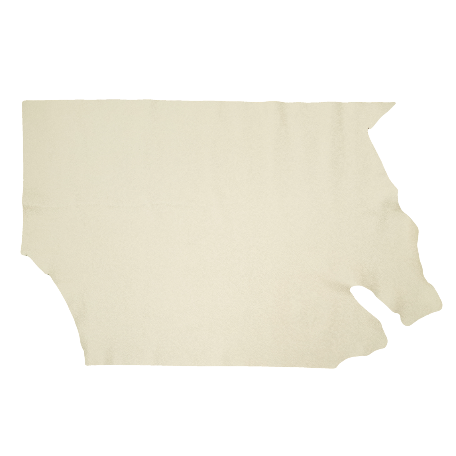 Cream Cowhide Leather – Pebble Grain 3–4 oz | Sacramento Valley Almond, Middle Piece / 6.5 - 7.5 | The Leather Guy