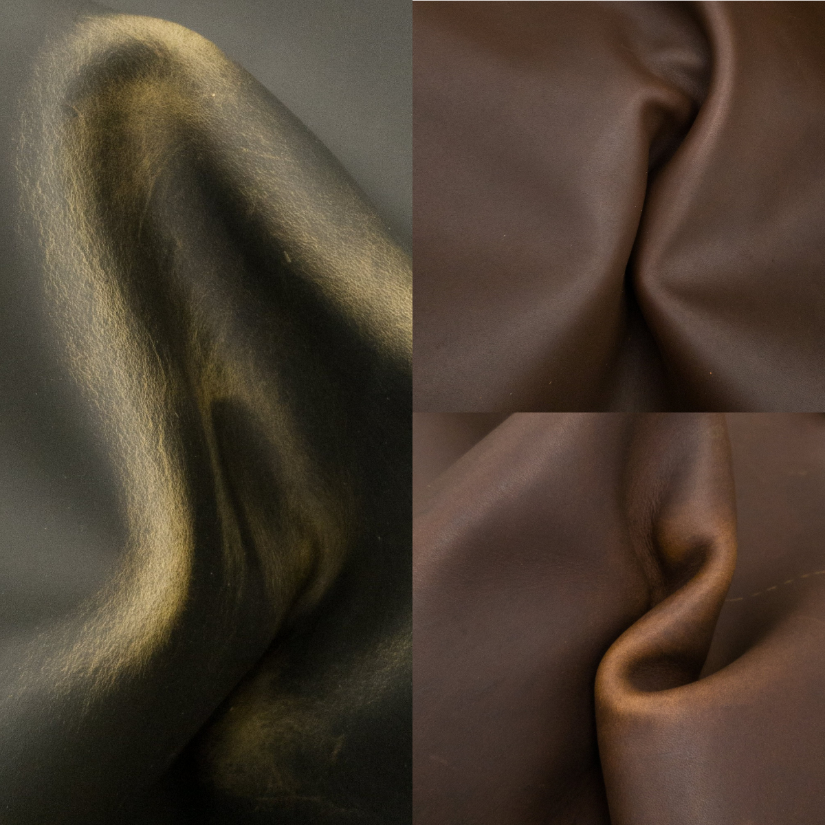 SB Foot, Med-Dark Brown Non-stock, Oil Tanned Sides & Project Pieces - Various Options, | The Leather Guy