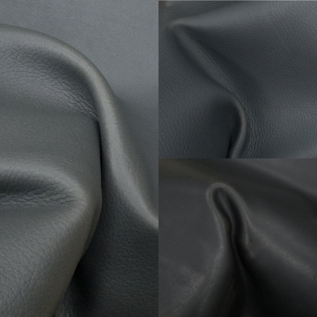 SB Foot, Grey-Black Non-stock, Oil Tanned Sides & Project Pieces - Various Options, | The Leather Guy