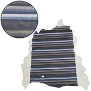 Surplus Fashion, 3-8 Sq Ft, 1-3 oz, Lamb Hides, Printed Stripes / 5-6 | The Leather Guy