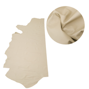 Upholstery, 12-26 Sq Ft, 2-4 oz, Cow Leather Sides, Crème Beige / 21-23 Sq Ft | The Leather Guy