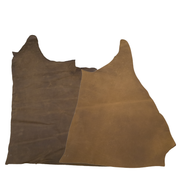 Earth Tones, 4-6 oz, 4-9 Sq Ft, Nubuck Project Pieces, Medium to Dark / 4-6 | The Leather Guy