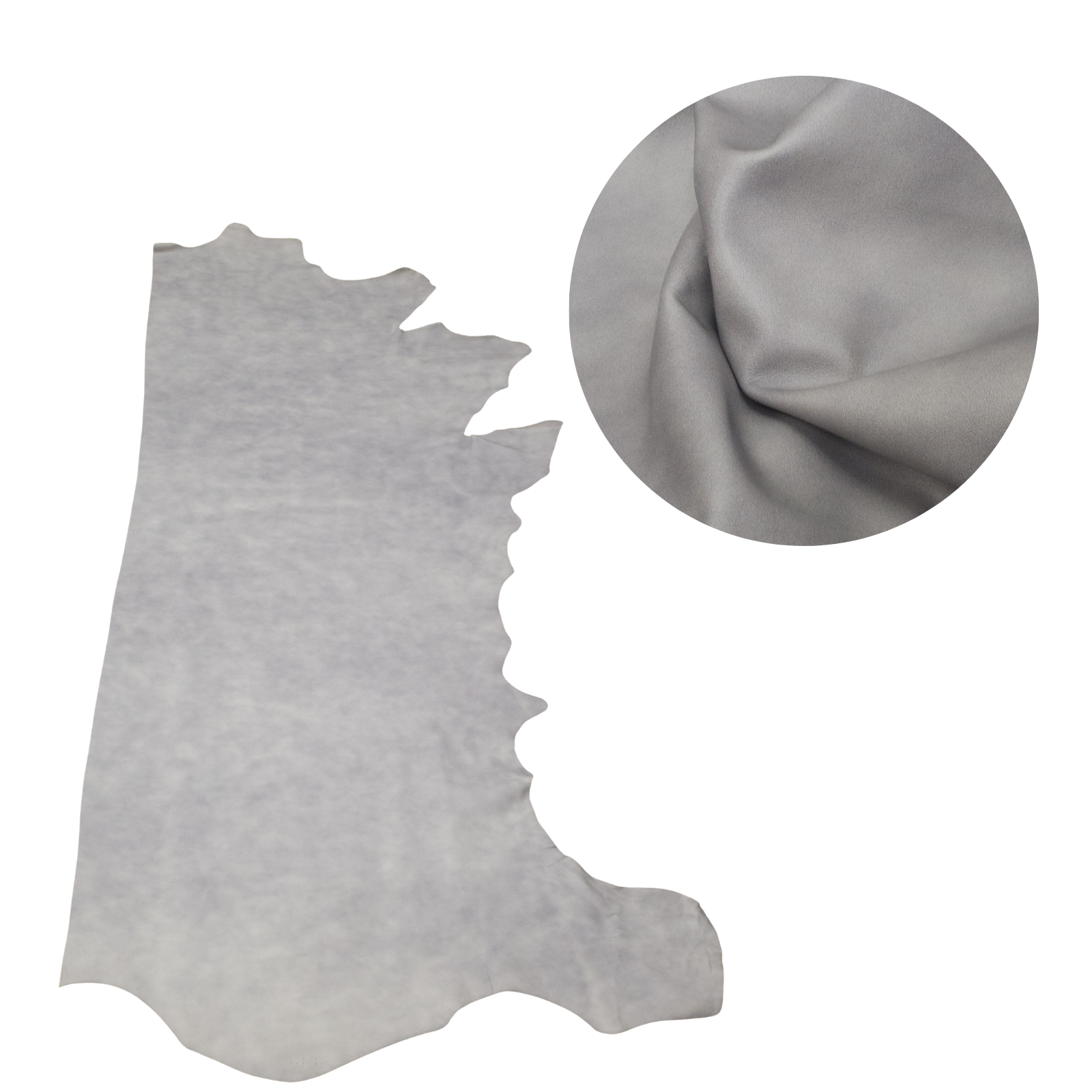 Upholstery, 12-26 Sq Ft, 2-4 oz, Cow Leather Sides, Clouded Grey / 30-32 Sq Ft | The Leather Guy