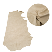 Upholstery, 12-26 Sq Ft, 2-4 oz, Cow Leather Sides, Clouded Beige / 33-35 Sq Ft | The Leather Guy