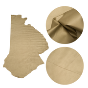 Upholstery, 12-26 Sq Ft, 2-4 oz, Cow Leather Sides, Golden Bronze Low Grade / 12-14 Sq Ft | The Leather Guy