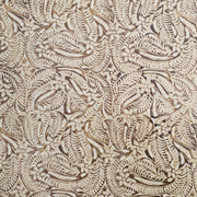 Western Cowhide Leather – 2–4 oz Embossed Grain – Large Pre-cuts, Tan/Creams / Vanilla Pheasant / 10"x10" | The Leather Guy