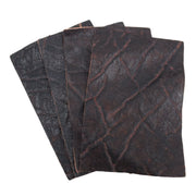 Genuine Elephant Nonstock Pre-cuts, 4.5-5.5 oz, Various Colors, Volcanic / 4" x 6" | The Leather Guy